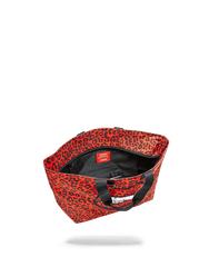 RED LEOPARD LIPS TOTE