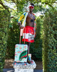 THE SANCTUARY SHARKNAUTICS HARDSHELL CARRY-ON LUGGAGE